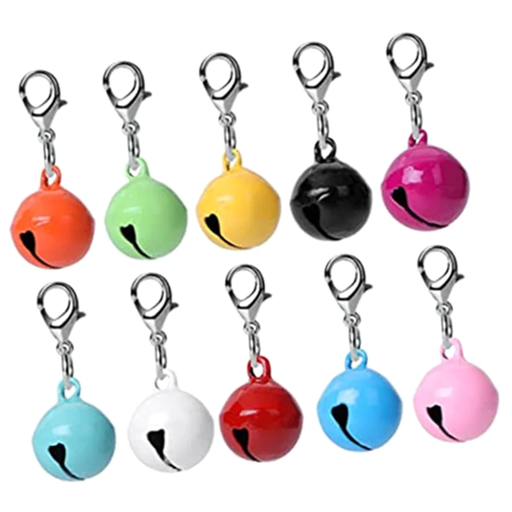 

10 Pcs Pet Collar Bell Cat Decoration DIY Accessory Hanging Bells Accessories Metal Multi-function