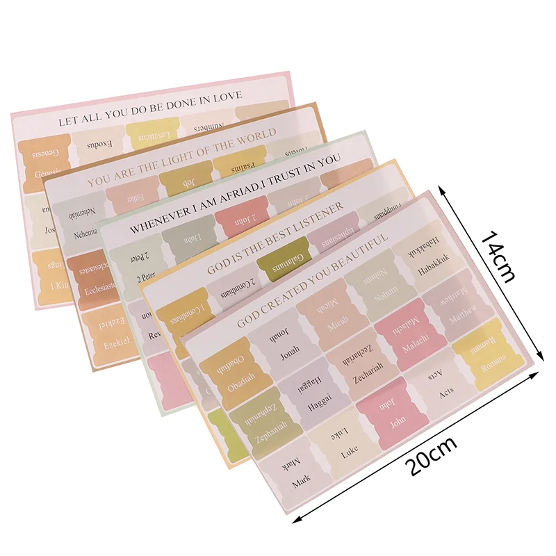 นายปากกา-พระคัมภีร์แท็บ 5 แท็บ Boho Theme ลามิเนตพระคัมภีร์แท็บสําหรับสตรีและผู้ชายพระคัมภีร์แท็บสําหรับศึกษาพระคัมภีร์ดัชนีแท็บ