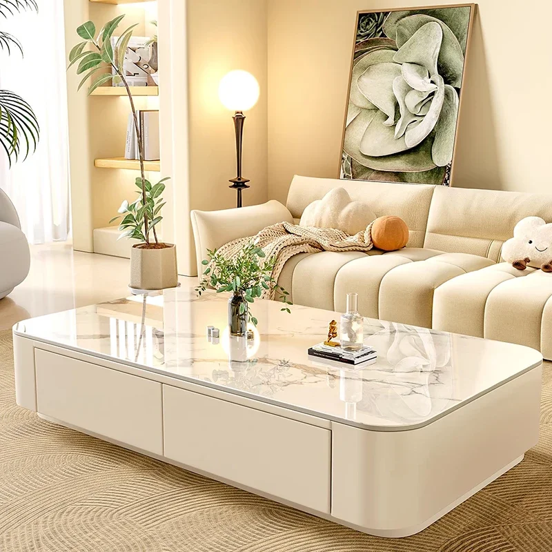 

Reception Cute Coffee Table Clear Simple Designer Modern Luxury Decoration Side Table Writing Center Couchtisch Salon Furniture