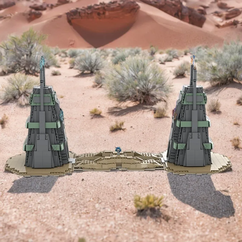 1672 Uds. MOC DIY modelo educativo bloques de construcción-facades mundos torneo irreal, juguete de construcción creativo para niños y adultos