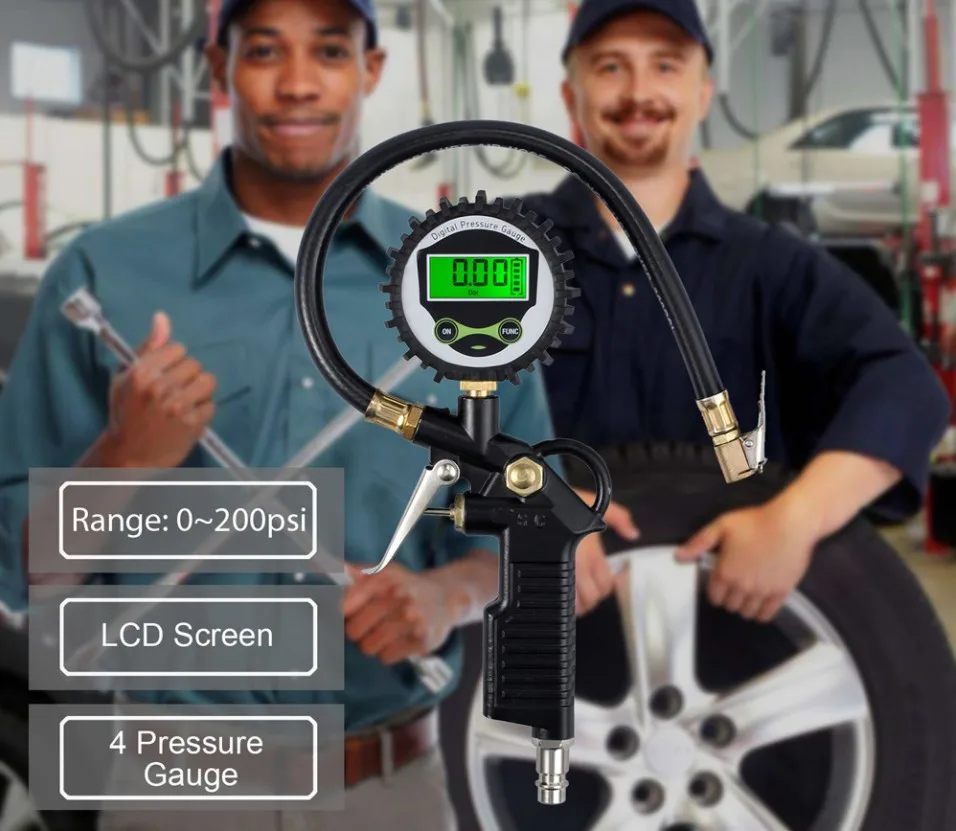 

Цифровой стол для проверки давления в шинах, автомобильный измеритель давления в шинах, электронный пистолет для измерения давления в шинах, барометр