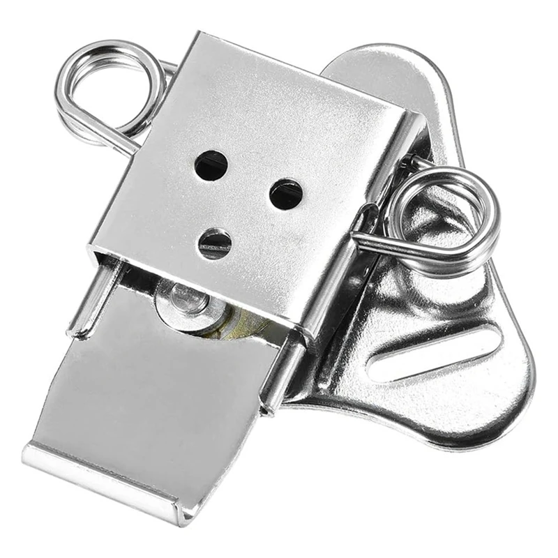 AU67-4 Pack Spring Loaded Butterfly Latch Large Doorkeeper Clamp Butterfly Box Clamp For Wooden Box, Packing Box, Air Box