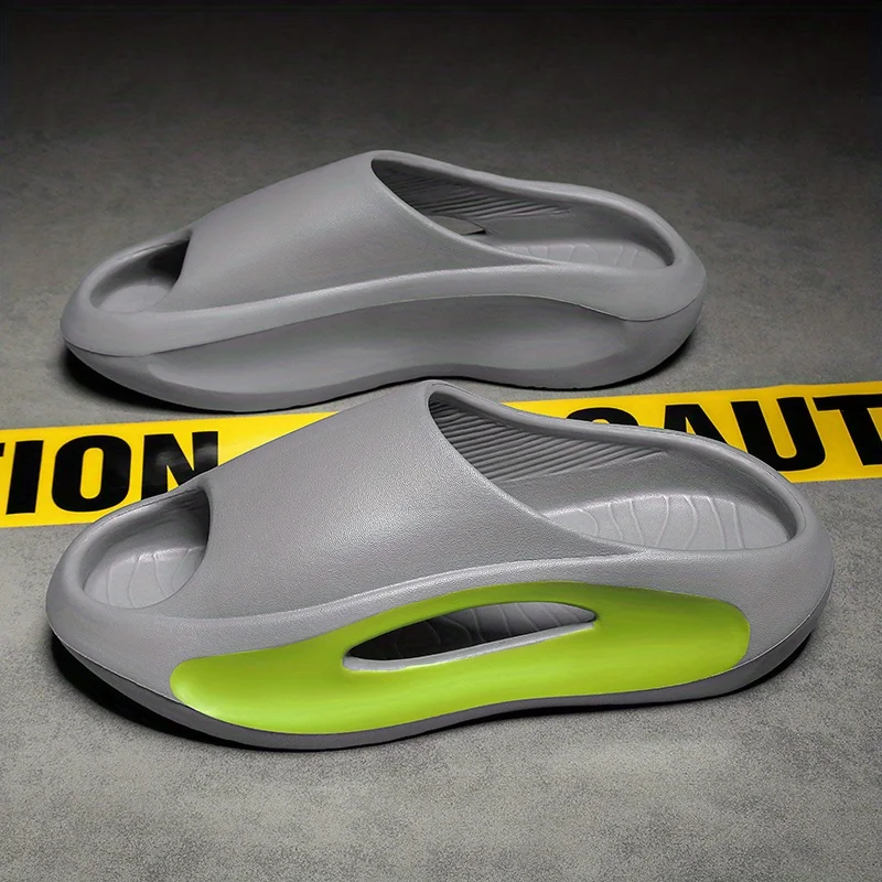 

Men's Women's Summer Thick Sole Slippers EVA Soft Bottom Suitable for Indoor Home and Beach Lightweight Slides and Flip - Flops