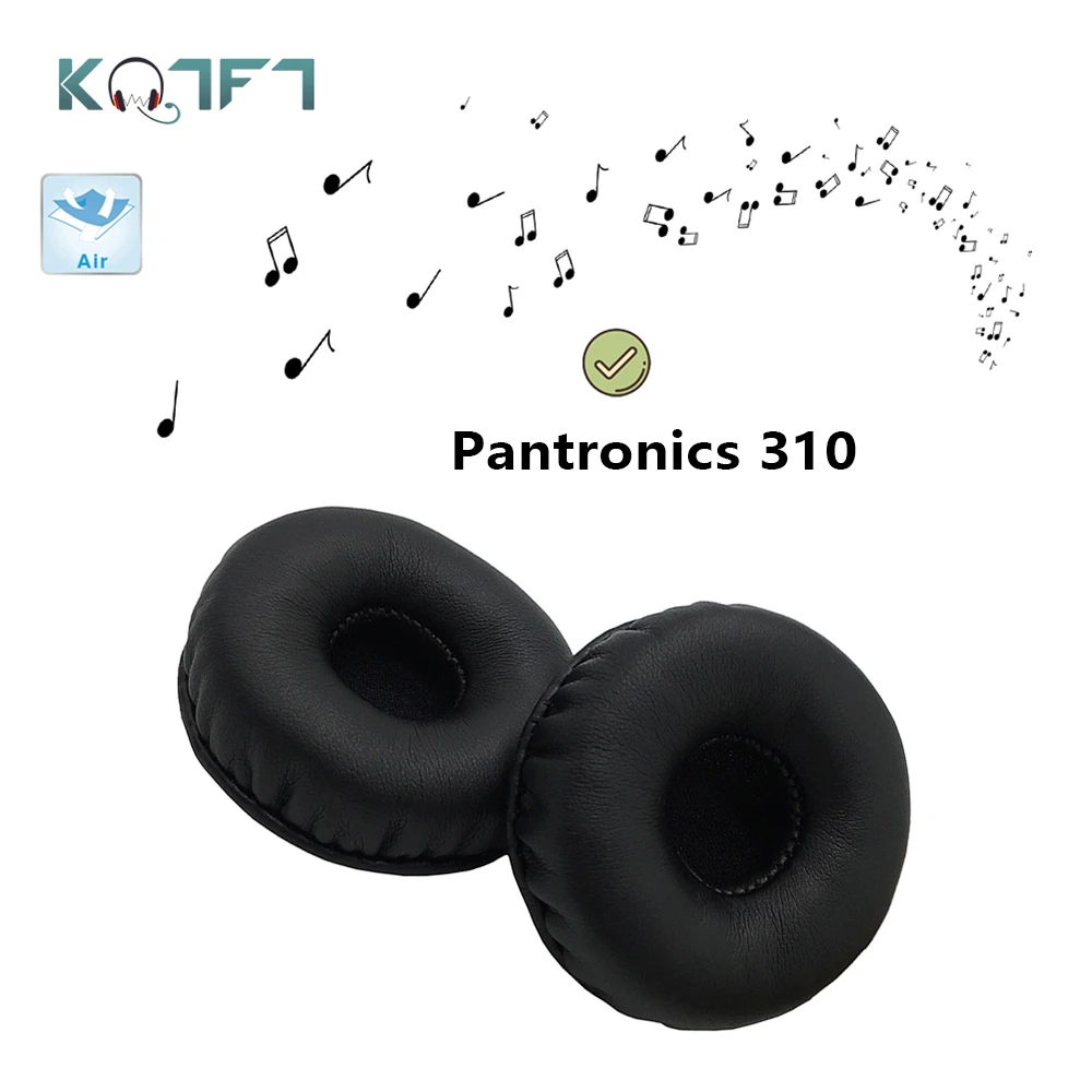 

KQTFT 1 Set of Replacement EarPads for Pantronics 310 Headset Ear Pads Earmuff Cover Cushion Cups