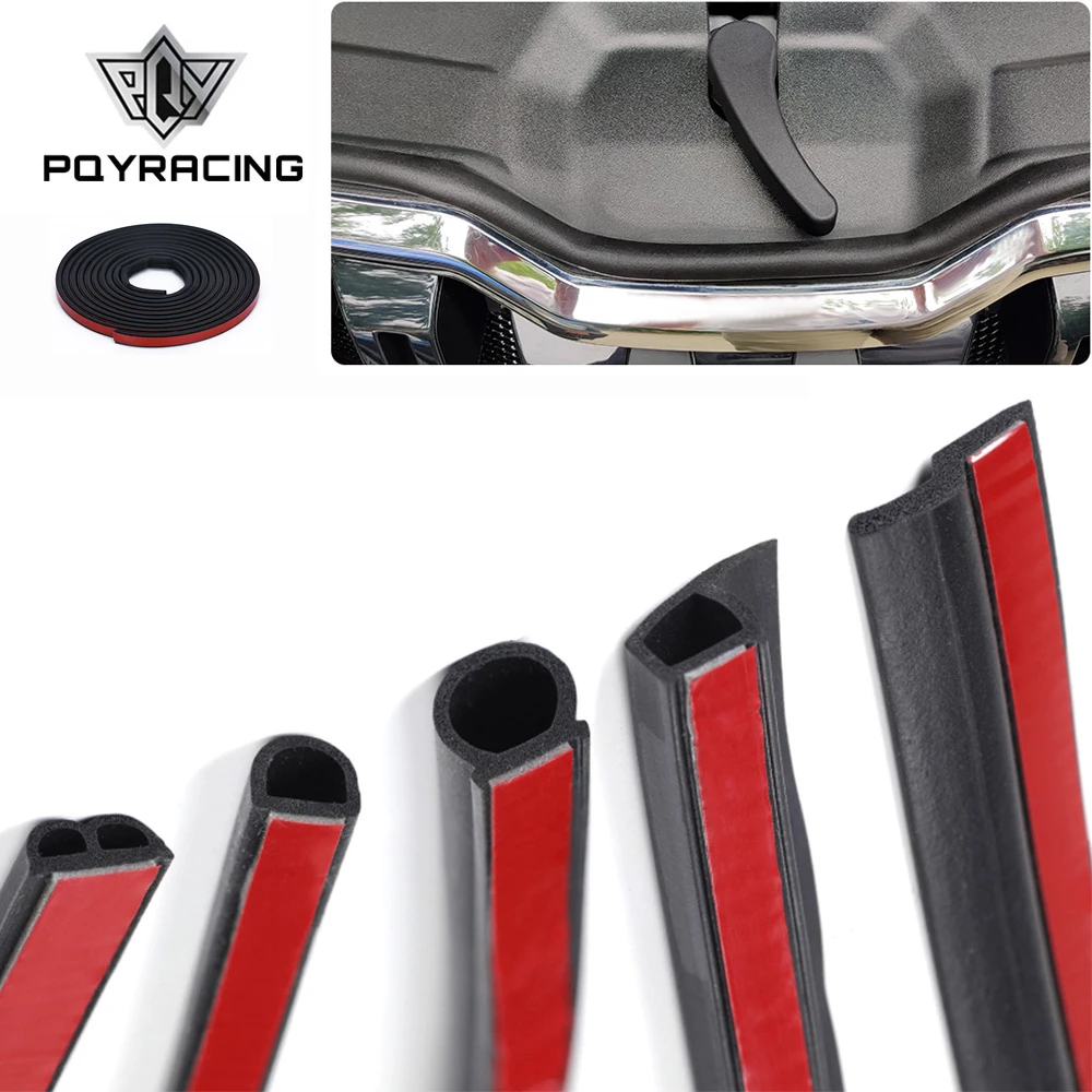 4 Meters Shape B P Z Big D Car Door Seal Strip EPDM Rubber Noise Insulation Weatherstrip Soundproof Car Seal Strong adhensive