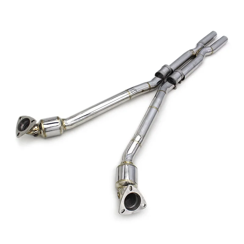 

OEM Catted канальная труба X труба для Ferrari California 4.3L 2009-2014 304, канальная труба из нержавеющей стали с катализатором, автомобильные выхлопные трубы