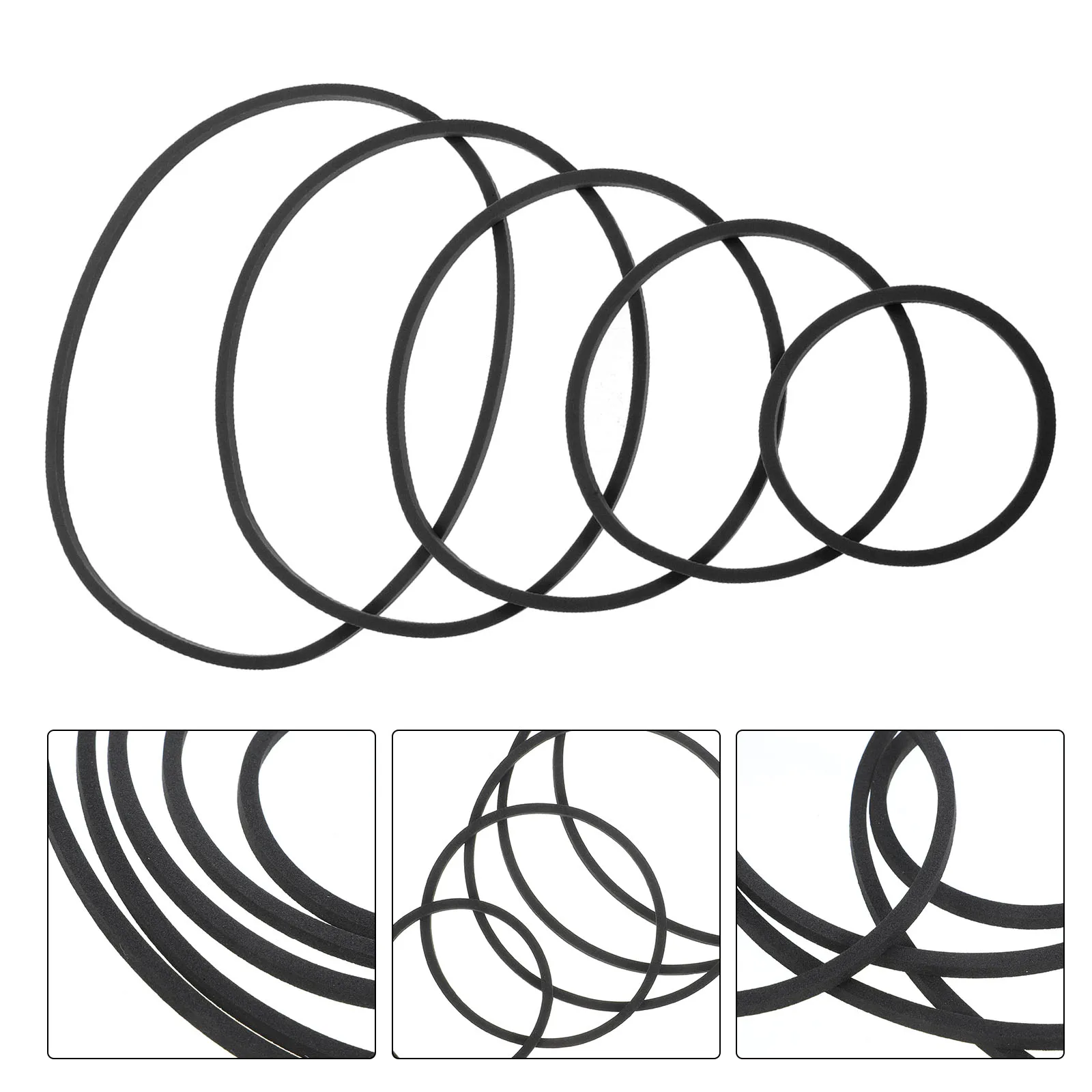 

5pcs Floating Tank Floating Plant Rings Rings Fish Tank Black Eva Circles Aquarium Feeding Isolation Decor Plastic Crafted