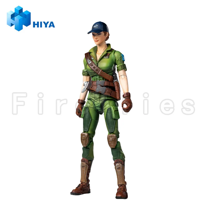 1/18 hiya 3.75 polegadas figura de ação requintado mini série g.i.joe lady jaye anime modelo brinquedo frete grátis