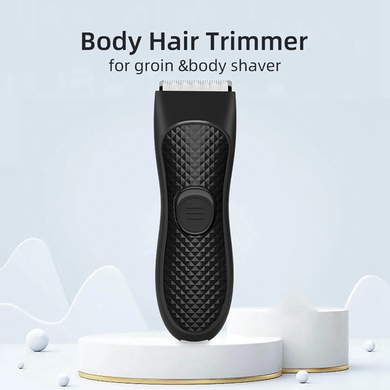 1Set Groin Hair Trimmer Pubic Hair Removal Intimate Areas Body Clipper ABS Epilator Rechargeable Shaver