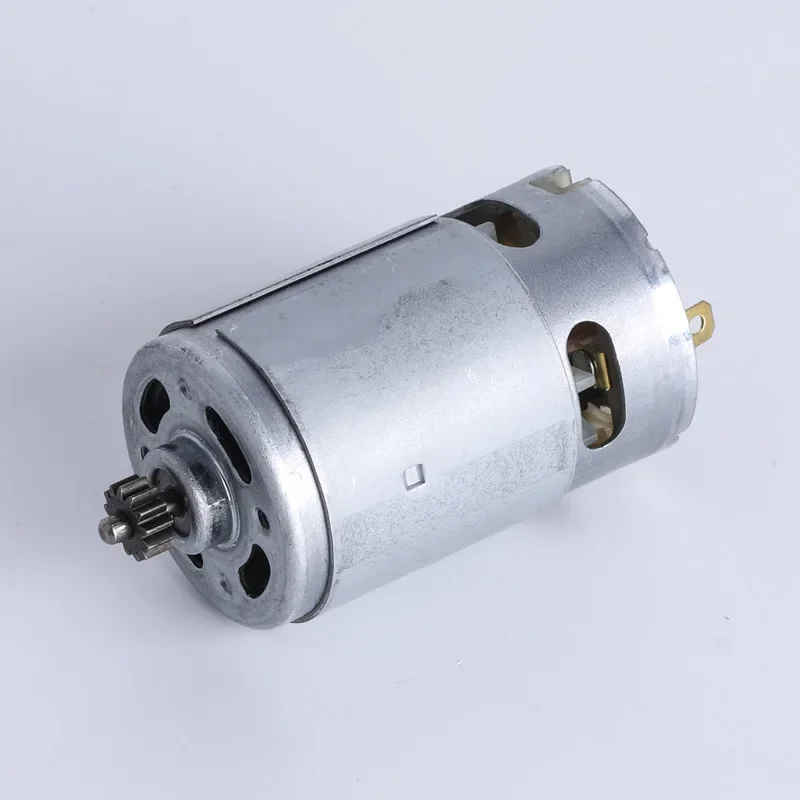 RS550 DC Motor 8.2mm /9.5mm 14 Teeth Gear Micro Motor 21V 25000RPM Electric Saw Motor for Rechargeable Hand Saw / Electric Drill