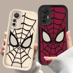 Marvel Hero Spider Man Case for Xiaomi 14T 13T 12T 11T 13 12 11 Lite 5G NE POCO X6 X5 F6 F5 F3 X4 GT X3 NFC M5S C65 M6 Pro 4G