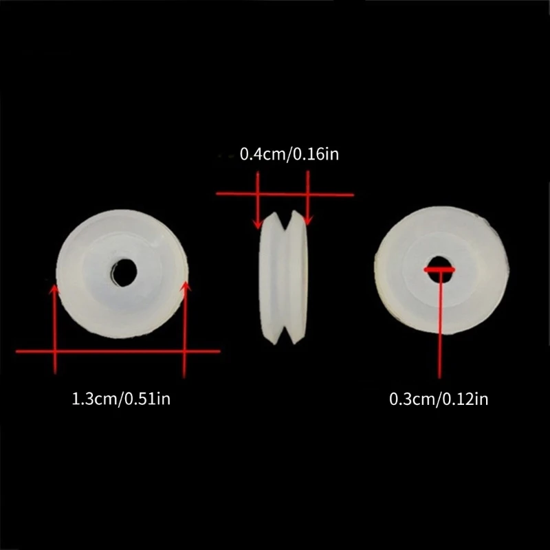 20개 팩 스팀 방출 밸브 링 플로트 밸브 링 압력 밥솥 액세서리 플로트 밸브 씰 가스켓 예비 Dropship