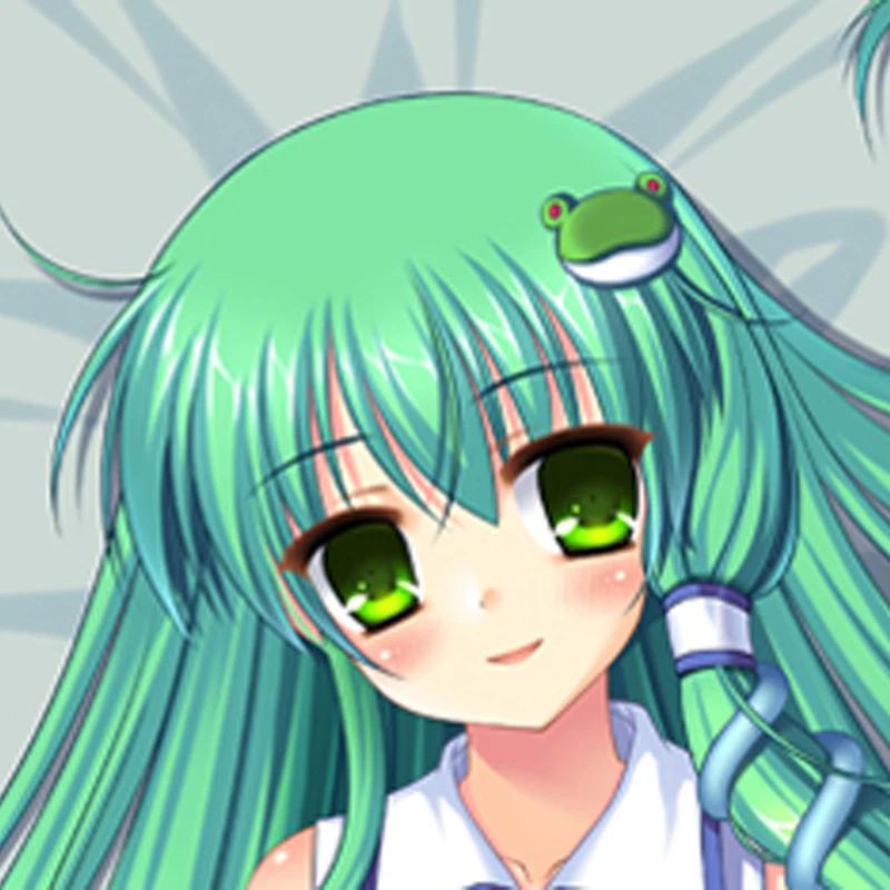 Anime Dakimakura Pillow Cover Sanae Kochiya Double Sided Print Pillow Case 120cm-180cm Custom Cartoon Character DIY Home Decor