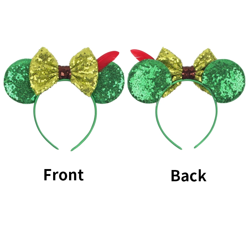 Cartoon Tinker Bell Ohren-Haarband für Erwachsene, Mausohren-Haarbänder, Baby-Mädchen-Kopfbedeckung, Damen-Schleifen-Haaraccessoires, Kinder-Geschenke – Detail 3