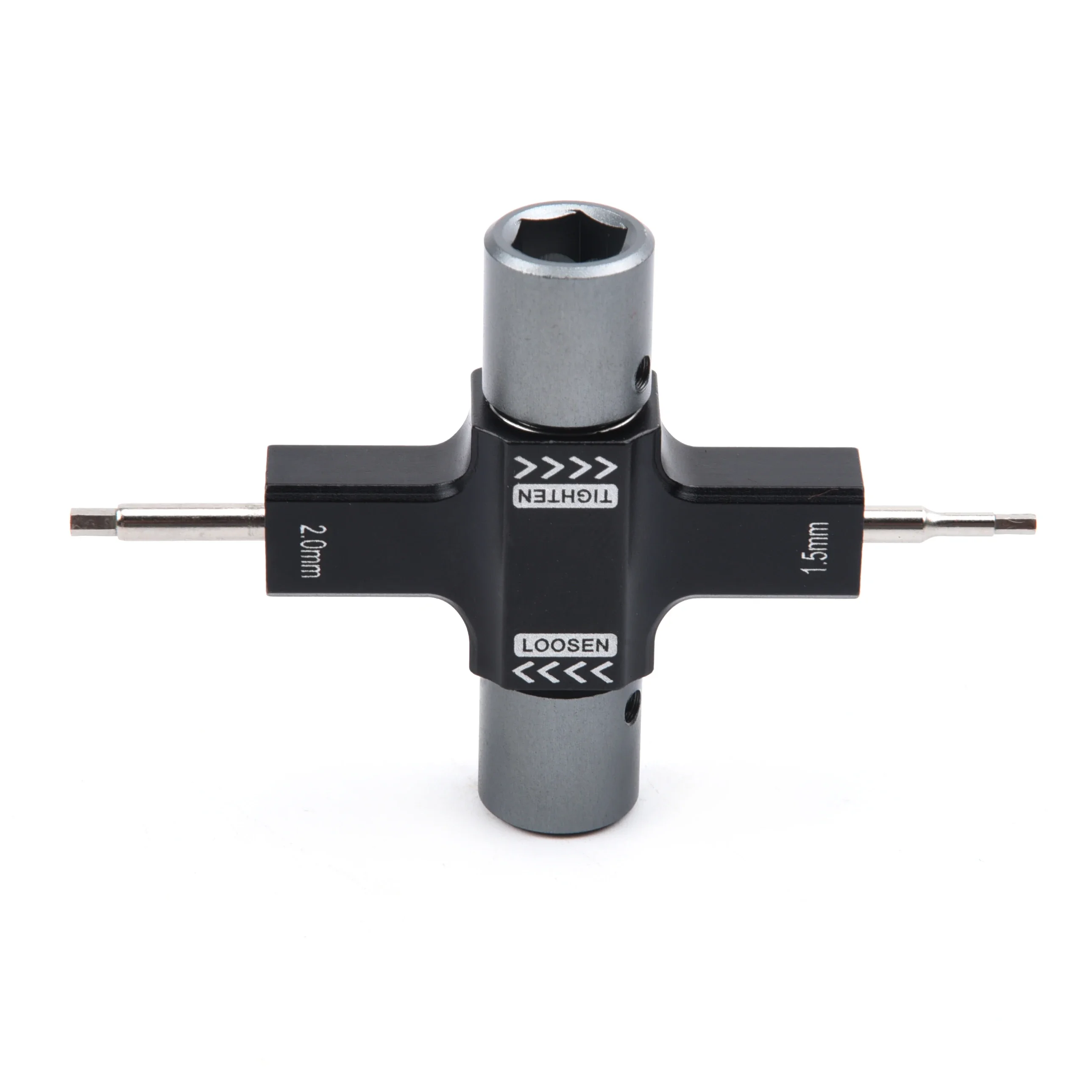 M5 Screw Nut Wrench with Built in One Way Bearing 1.5mm 2.0mm Screwdriver Release Propeller Motor Tool For RC FPV Racing Drone