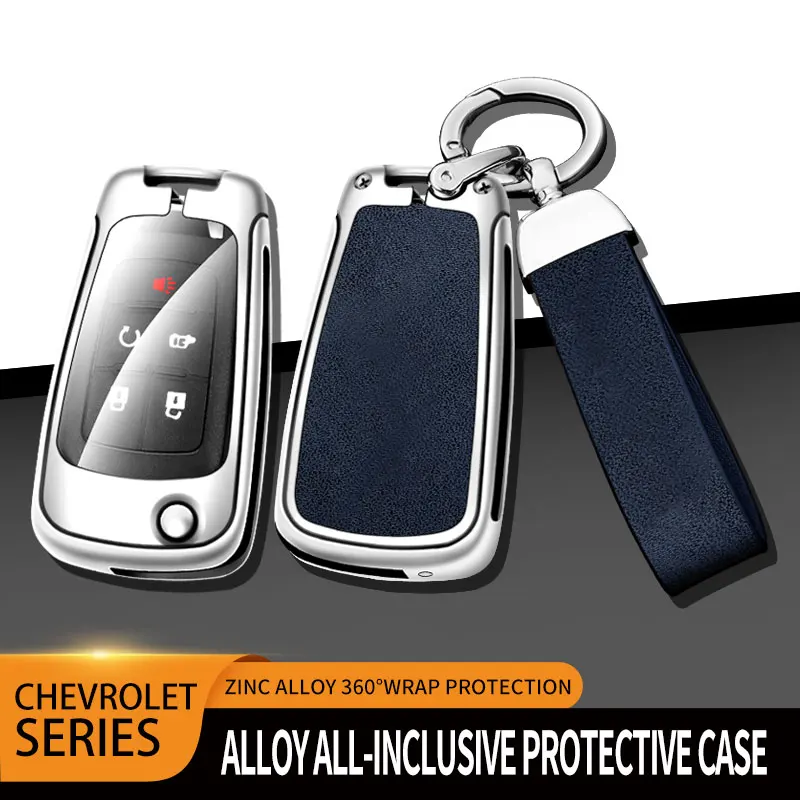 

Zinc Alloy Leather Car Key Case for Buick For Chevrolet Cruze Aveo Trax Opel Astra Corsa Meriva Zafira Antara J Remote Protect