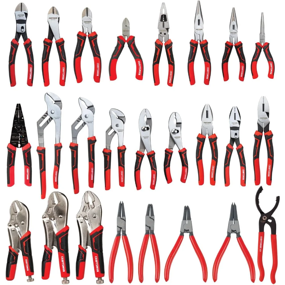 

Plier Set, 25 Pieces, Durable and Versatile Pliers, Stainless Steel Blades