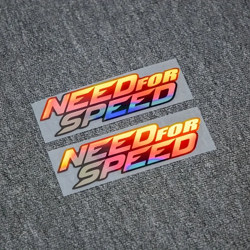 1PC Need for Speed Car Motorcycle Stickers Decals in Holographic and Classic Designs for Auto Moto Gaming Style Decorative Acces