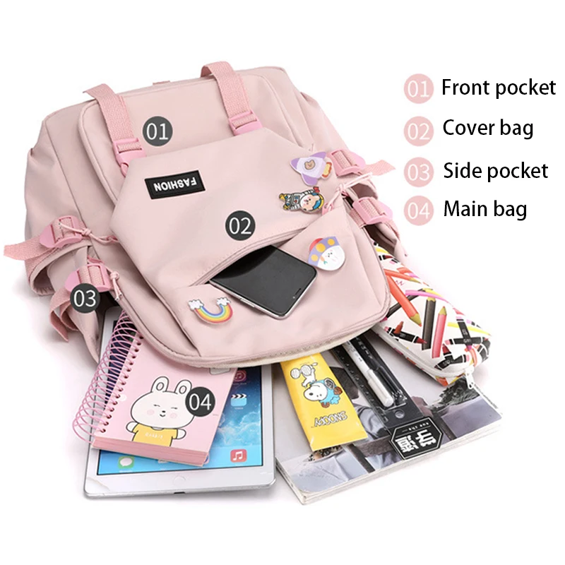 Anime Bleach Backpack Kurosaki Ichigo Design Student School Shoulder Bag Youth Outdoor Travel Backpack For Women Kids