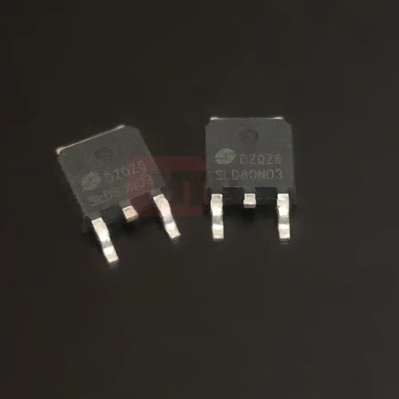 20 Buah/Lot SLD80N03T 80N03 30V 80A TO-252 Dalam Persediaan