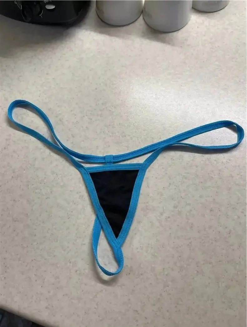 Women Panties Lingerie Sexy Thongs Low-Rise Thin Block Sexy G-string Female Women Thong Skinny for Daily Wear Women Panties image 5
