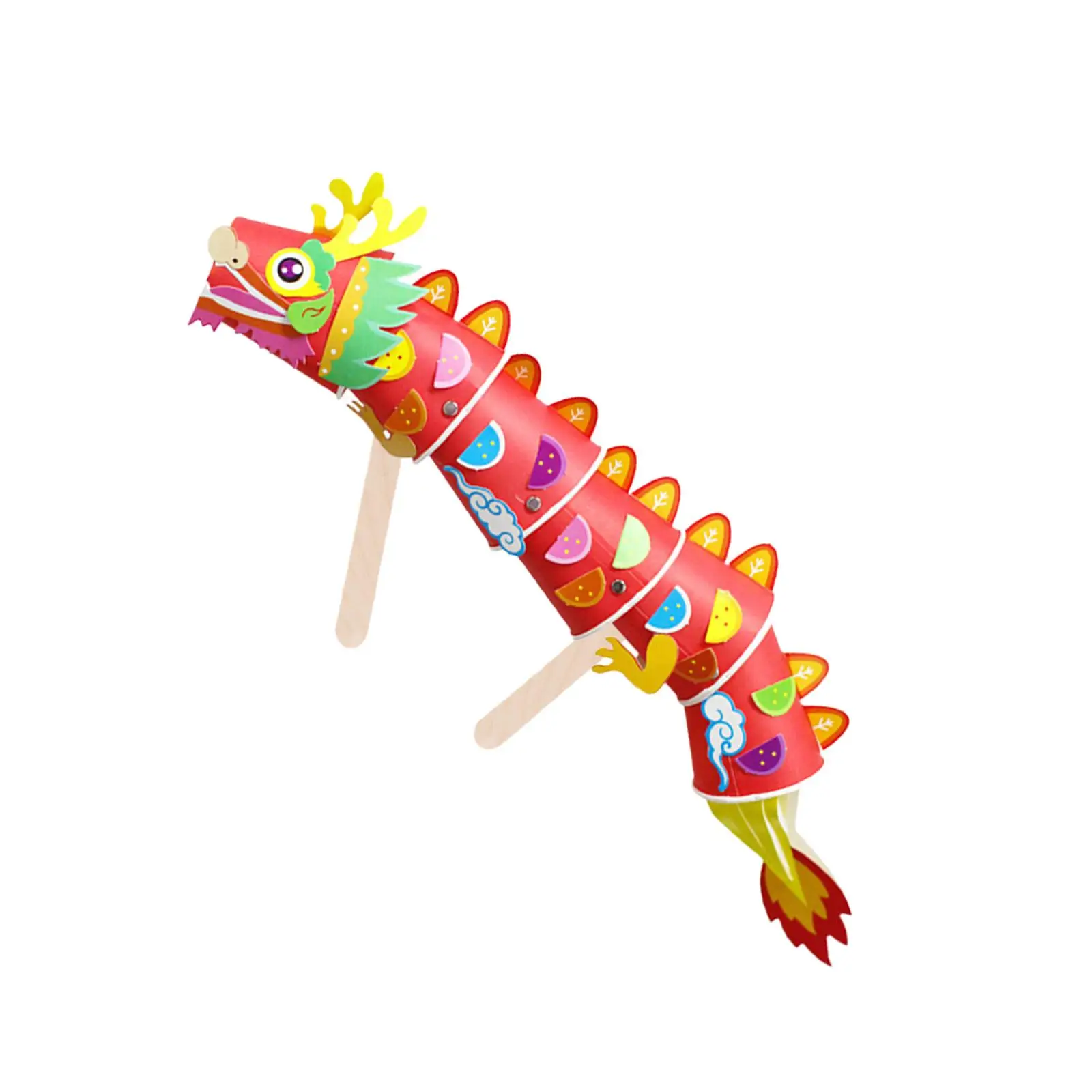 Dragon Paper Cup Handcraft Paper Festival for Interaction Role Playing Game