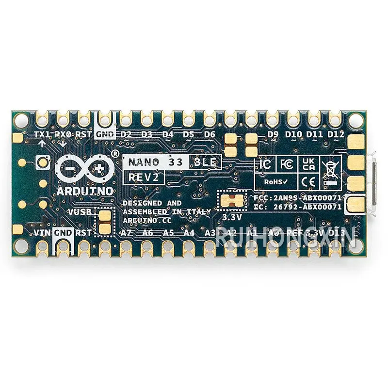 Arduino Nano 33 BLE Rev2 ABX00071 34 30 nRF52840 AI Development Board