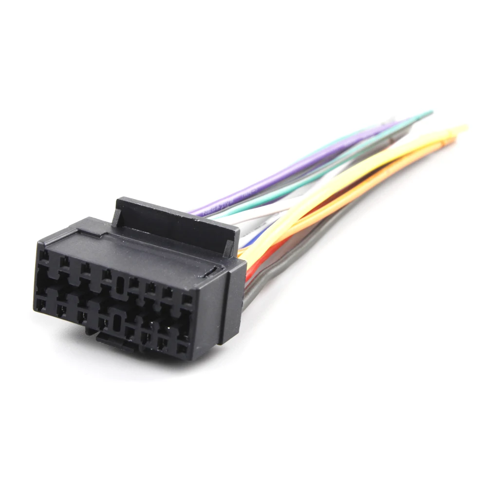 Biurlink 20Pcs Car Radio Stereo 16Pin Harness Cable for Sony Radio Adapter Wiring Harness Connector