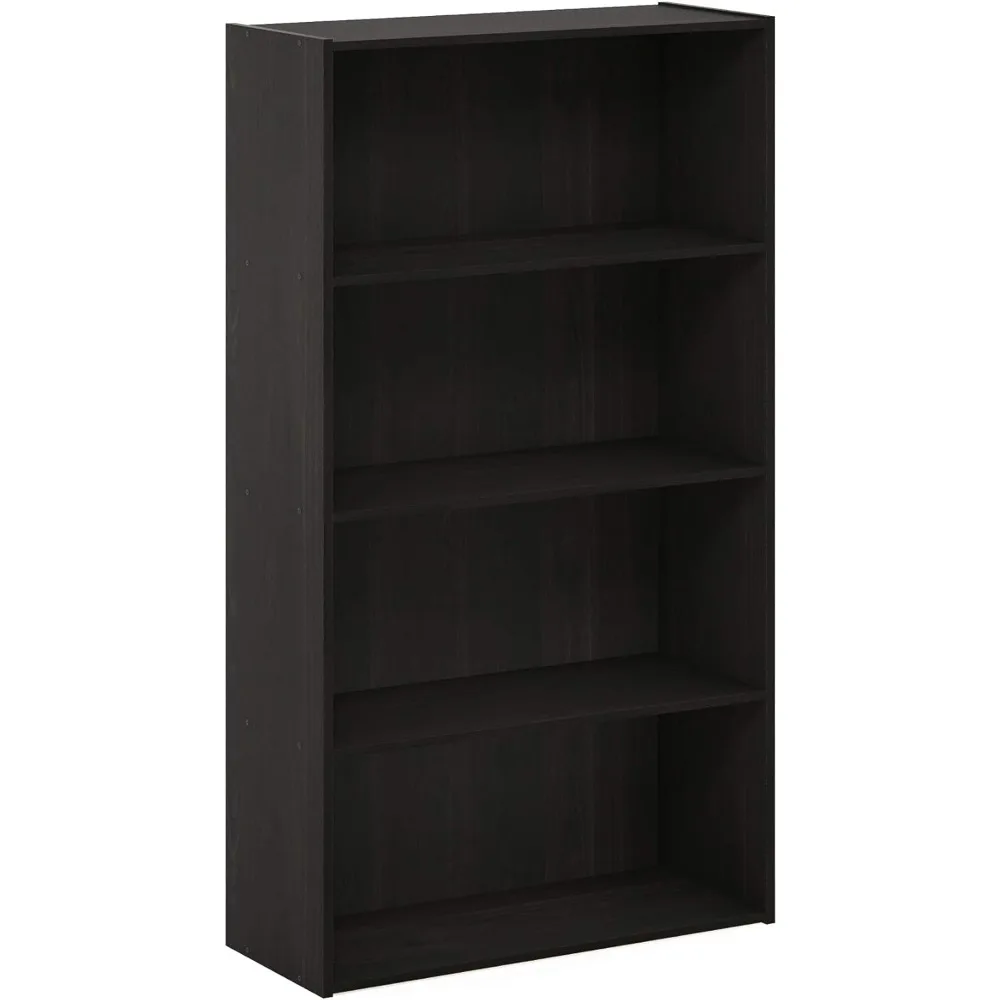 

Pasir 4-Tier Bookcase / Bookshelf / Storage Shelves, Espresso