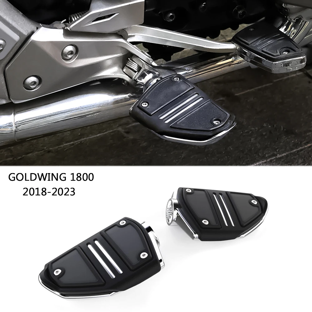 

Goldwing GL1800 Accessories Twin Rail Foot Pegs Motorcycle Adjustable Footrest For Honda Gold Wing GL 1800 Tour DCT Airbag F6B