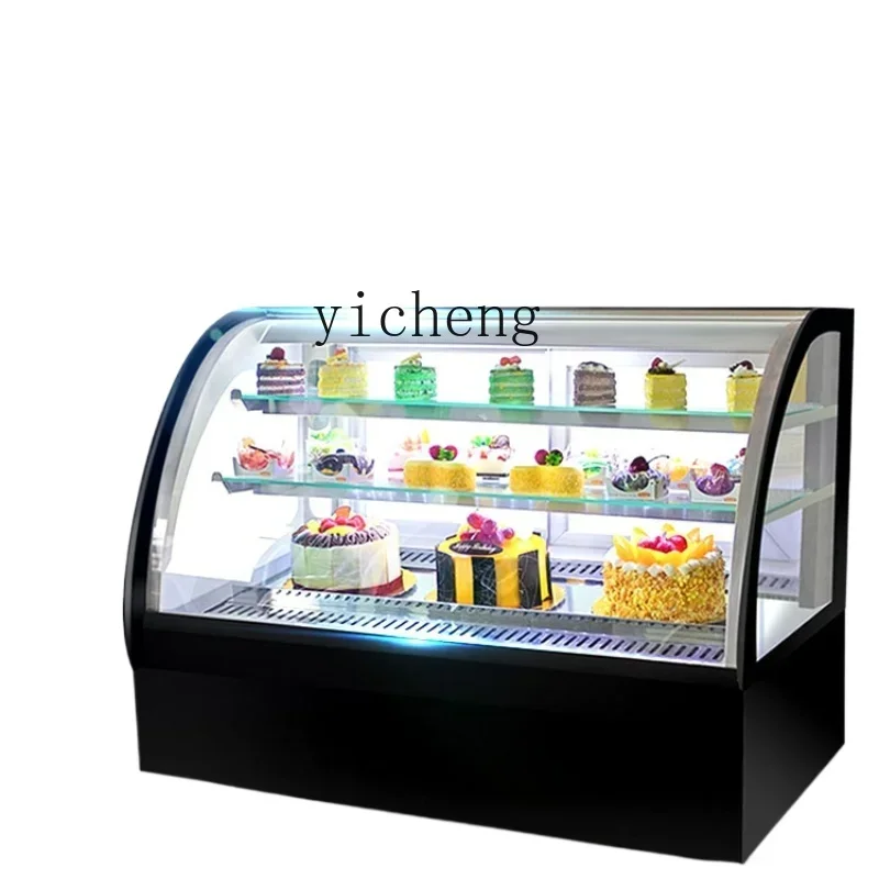 

Cake Counter Refrigerated Display Cabinet Commercial Fruit Cooked Dessert Fresh Cabinet