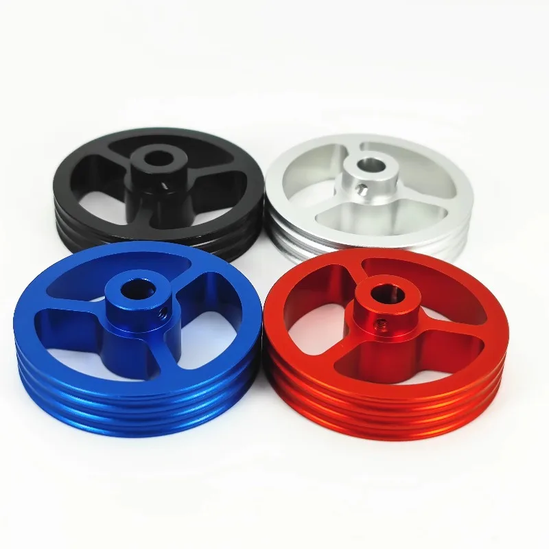 تجميعات البكرة المعدنية الملونة الصناعية عالية الأداء آلة دقيقة بواسطة CNC لتقنية أسلاك الفولاذ المقاوم للصدأ EDM #4