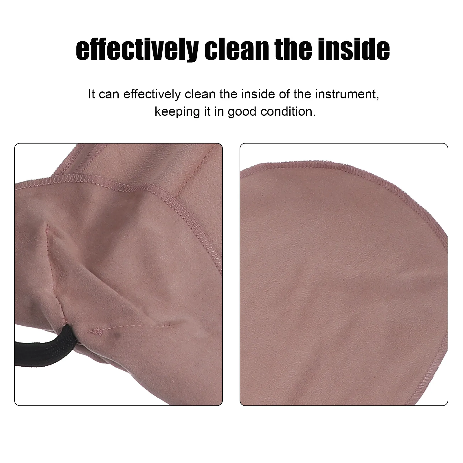 

2Pcs Saxophone Cleaning Cloth Fabric Sax Maintenance Tool Instrument Cleaner Flute Care Soft Durable Microfiber