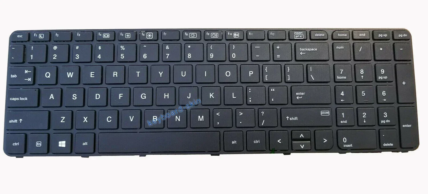 New US keyboard No-backlit for HP Probook 450 G3 G4/455 G3 G4/470 G3/470 G4 Series laptop