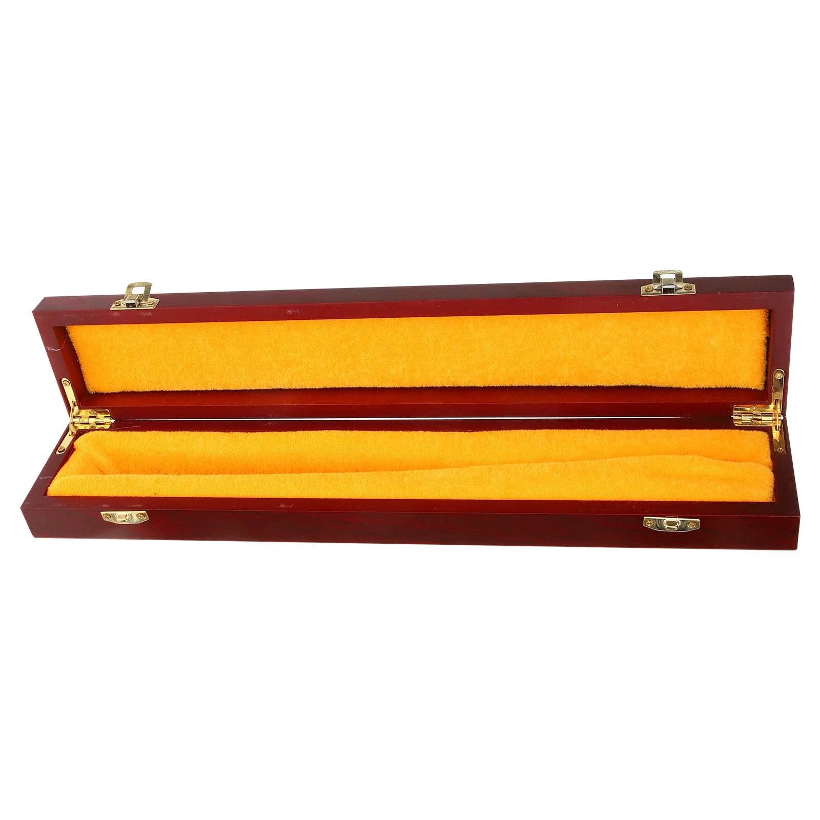 Exquisite Wooden Folding Fan Storage Box Chinese Style Multifunction Organizer Brush Pen Holder Portable Decorative Gift Box