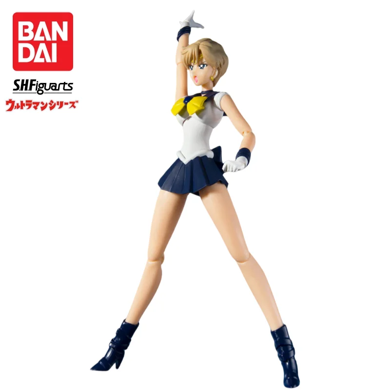 متوفر في المخزون بانداي S H Figuarts الأصلي بحار القمر Tenoh Haruka نموذج دمية العلامة التجارية الجديدة محاصر عمل الشكل شخصيات أنيمي المرآب