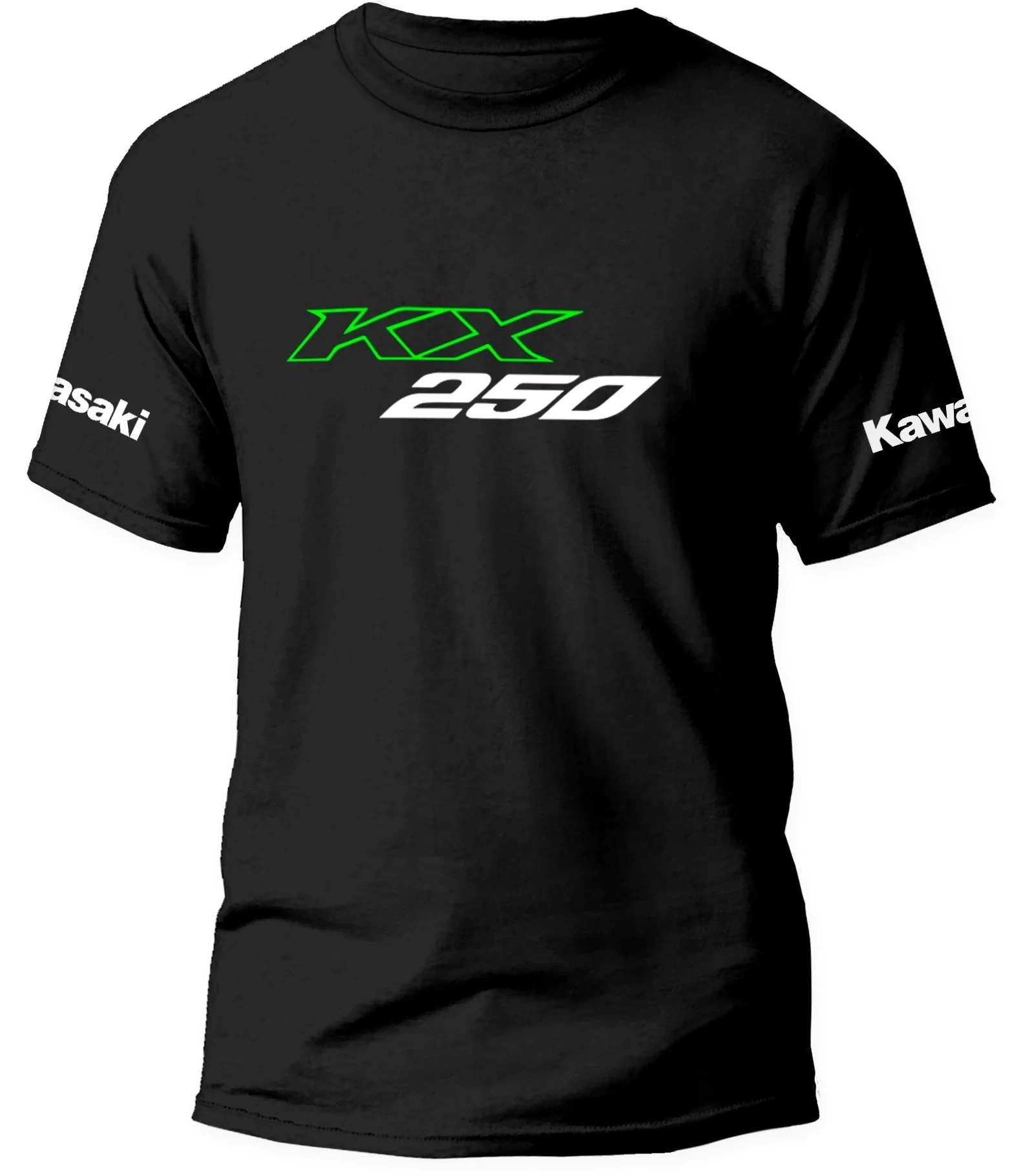

Kawasaki KX 250 Printed Cotton T-shirt Summer Men's and Women's Harajuku Clothing Fashion Casual Motorcycle T-shirt Unisex