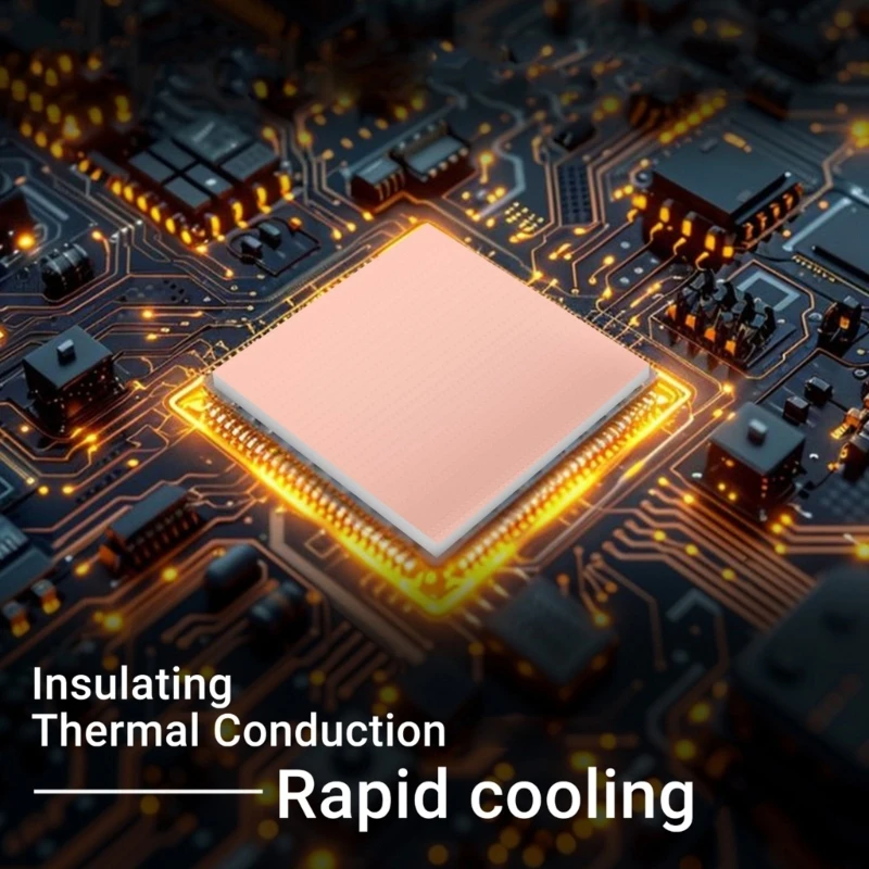 Termali a silicone da 50 pc resistenti calore per raffreddamento a computer e mobile F19E