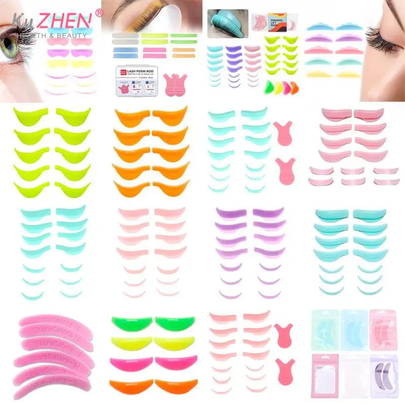 7Pair Lash Lift Rods Silicone Eyelash Pads, Rods For Lash Lift Silicone Eyelash Perming CurlerLift Pads For Eyelashe Makeup Tool