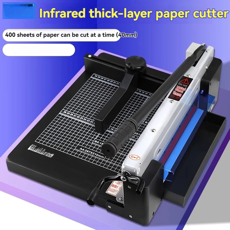 Heavy Duty Large Manual Infrared Cutting Business Card Photo and Text Cutting Thickening 968 Thick Layer Paper Cutting Machine