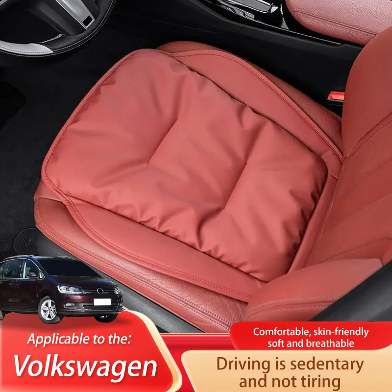 

Car Seat Cushion Luxury Leather Support Pad High Rebound Sponge Seat Cover For Volkswagen Sharan