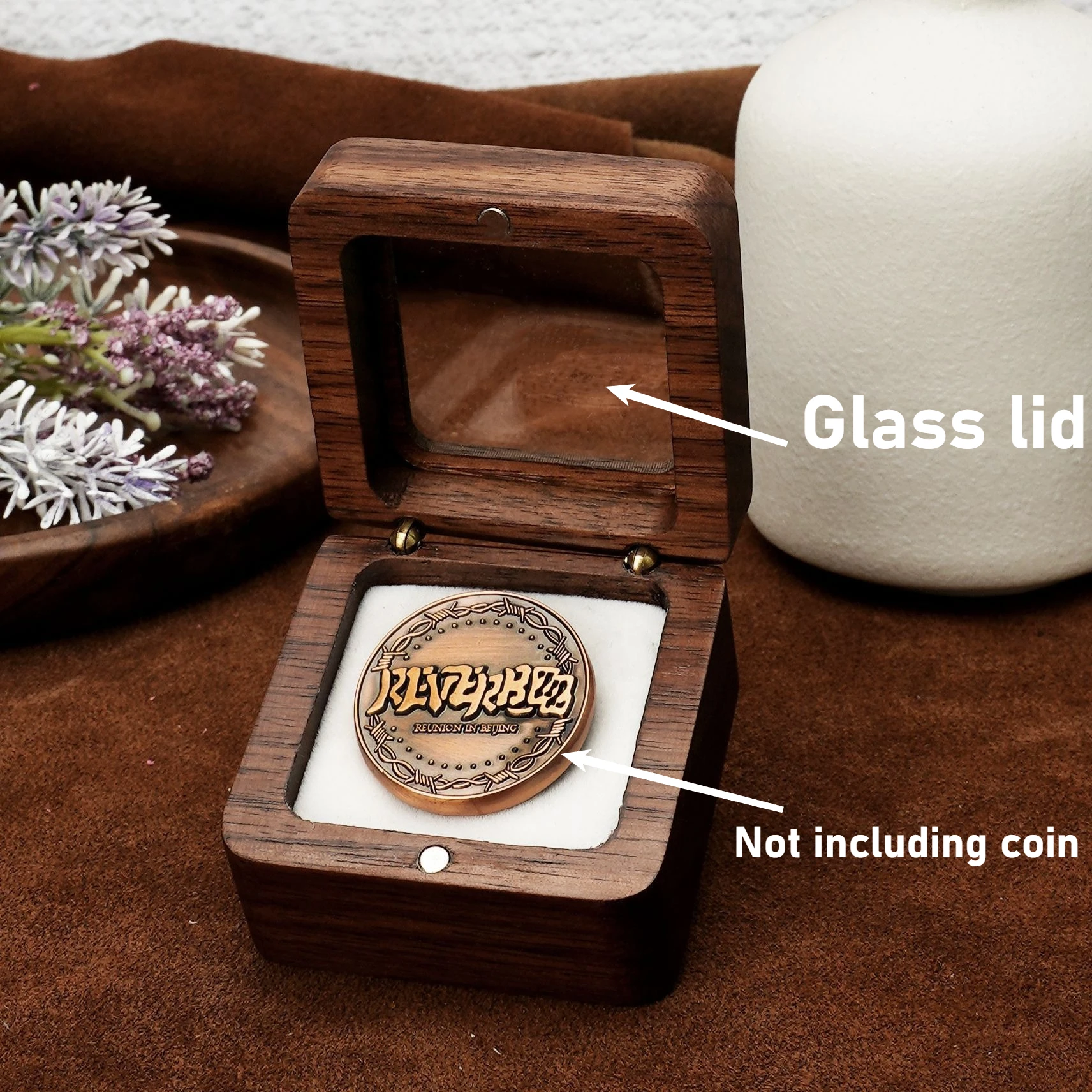 Variant: glass lid 5x5cm