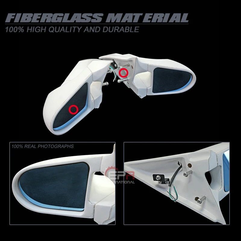 

suitable for For honda Accord CL-7 GND Type Aero Mirror Side Mirror RHD Fiber Glass
