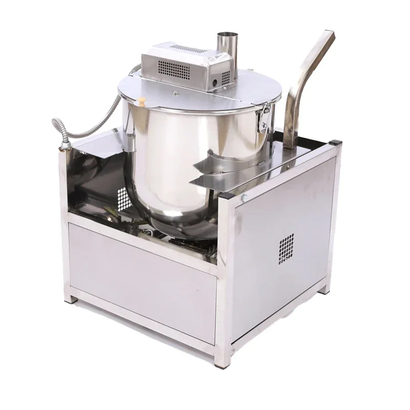 220V Automatic Gas Popcorn Machine Electric Hot Air Corn Machine Popcorn Machine-5000W