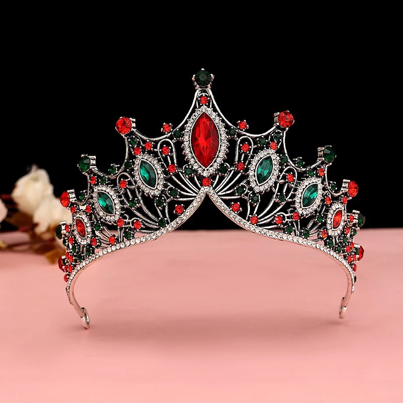 

1Pcs New Bridal Headwear Wedding Tiaras Colour Ladies Party Crown Luxurious Birthday Headdress Bride Hair Jewelry Accessory