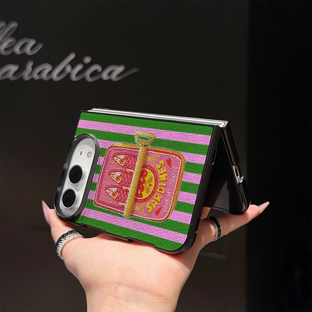 Pirve Sardines green pink stri - огляд і ціна Phone Cases Green