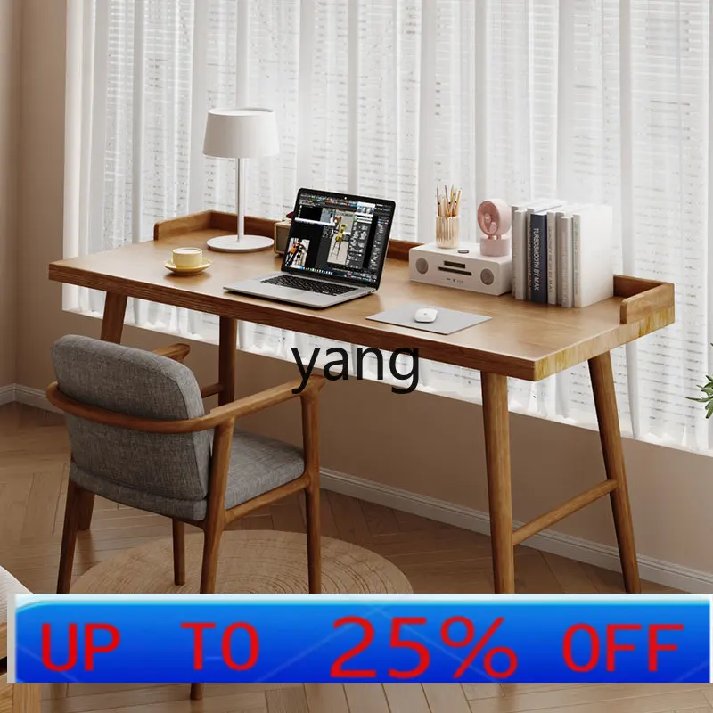 

Письменный стол LMMhousehold для спальни, с высокими и низкими ножками, из ясеня, для эркера, с длинными и короткими ножками, стол-тумба