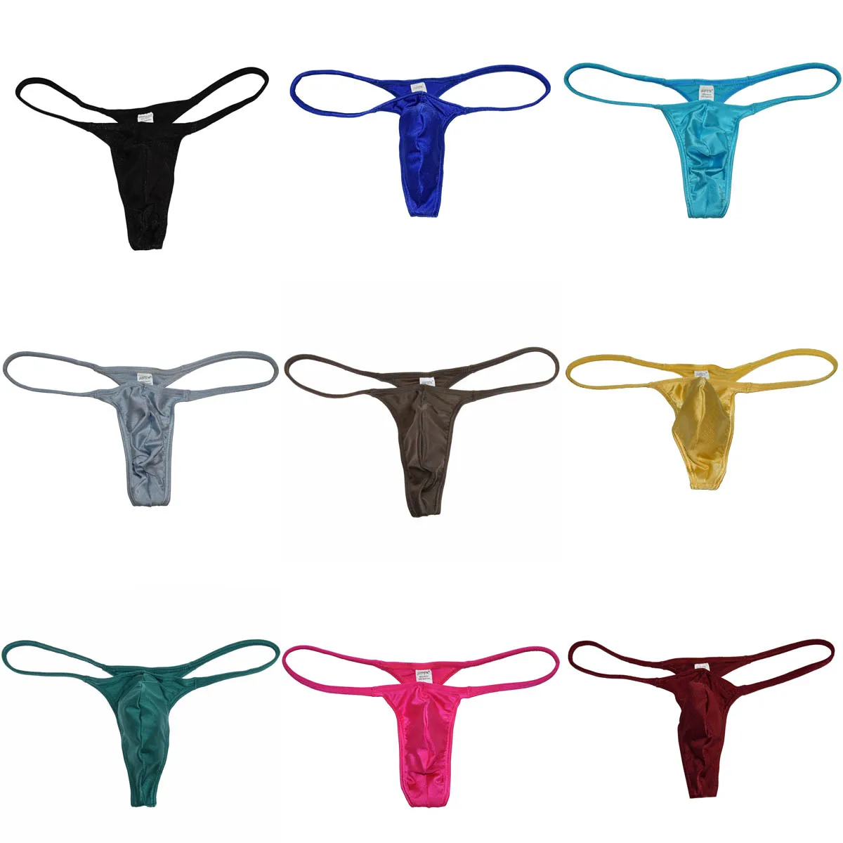 Mens Ultrathin Soft G-String Sexy Micro Thong Breathable Tangas Stretchy Quick-drying Briefs Cheeky Jockstrap Lingerie Sissy