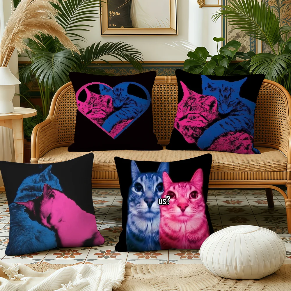 Holding Another Popular cushion cover Pillow Case Plush Fabric Soft Double Sided Print Sofa Cushion Cover Throw Pillow Covers
