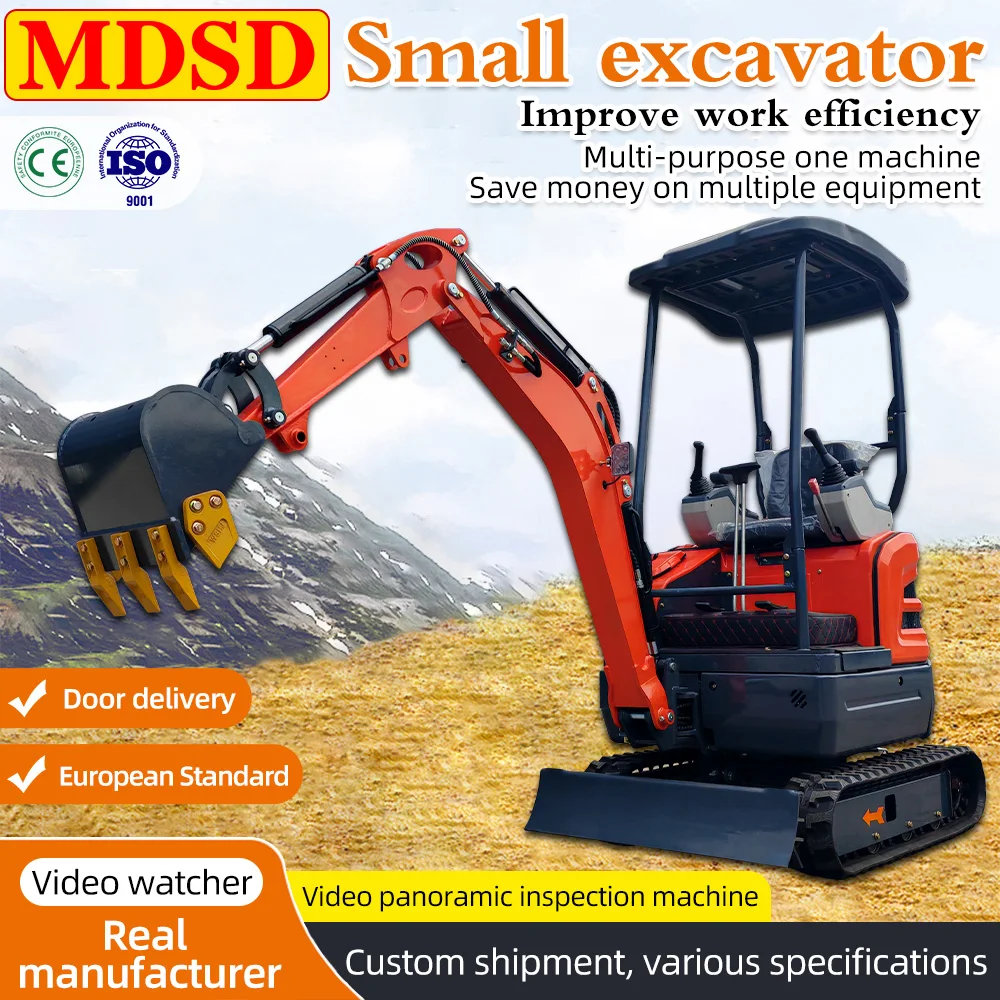 

Микроэкскаватор 1,8 тонны для различных сценариев 2-тонный небольшой экскаватор Многофункциональный 3-тонный мини-экскаватор для двигателя Kubota CE/EPA